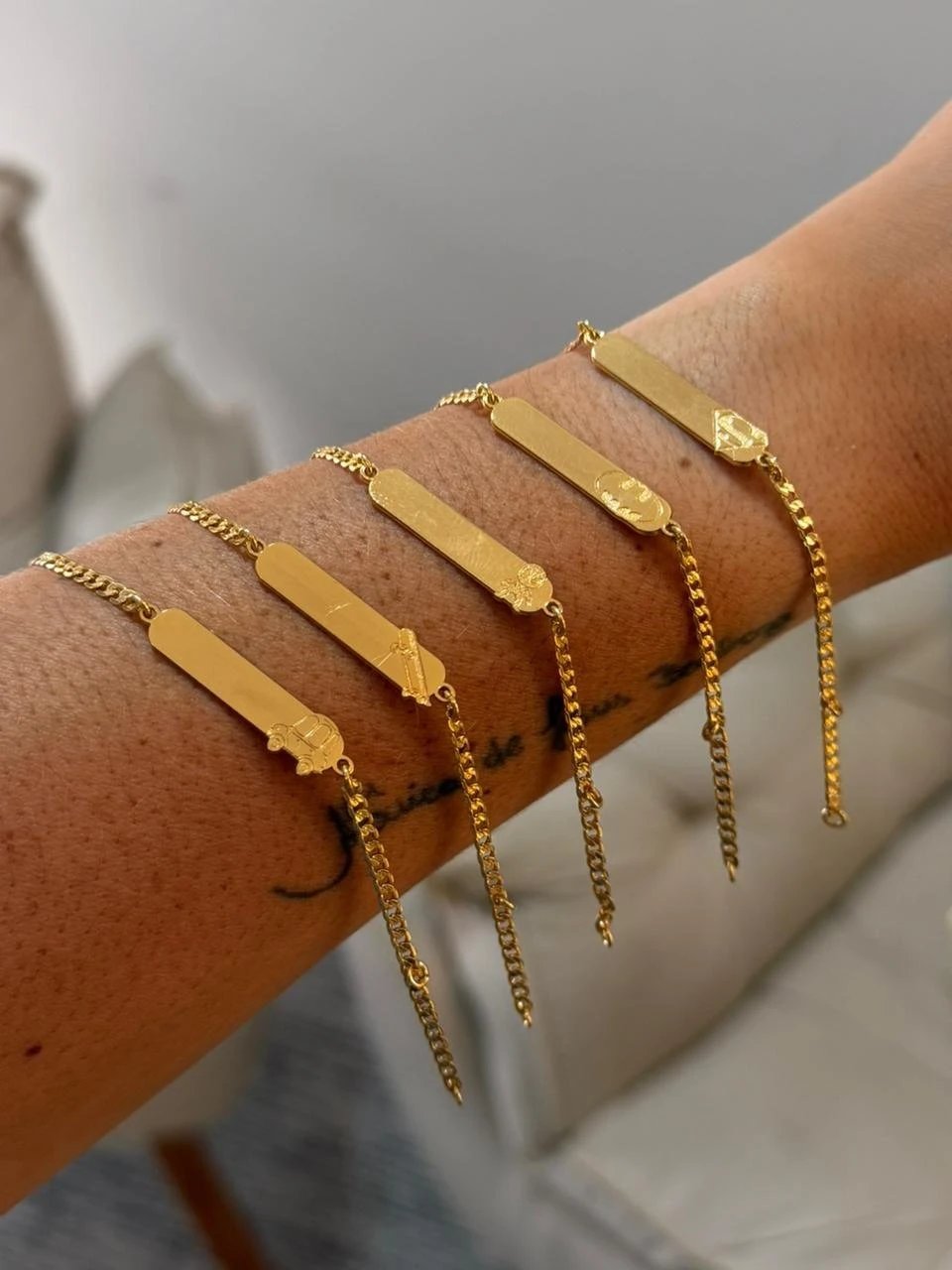 PULSEIRA INFANTIL PERSONALIZADA MASCULINA | Everest Jóias