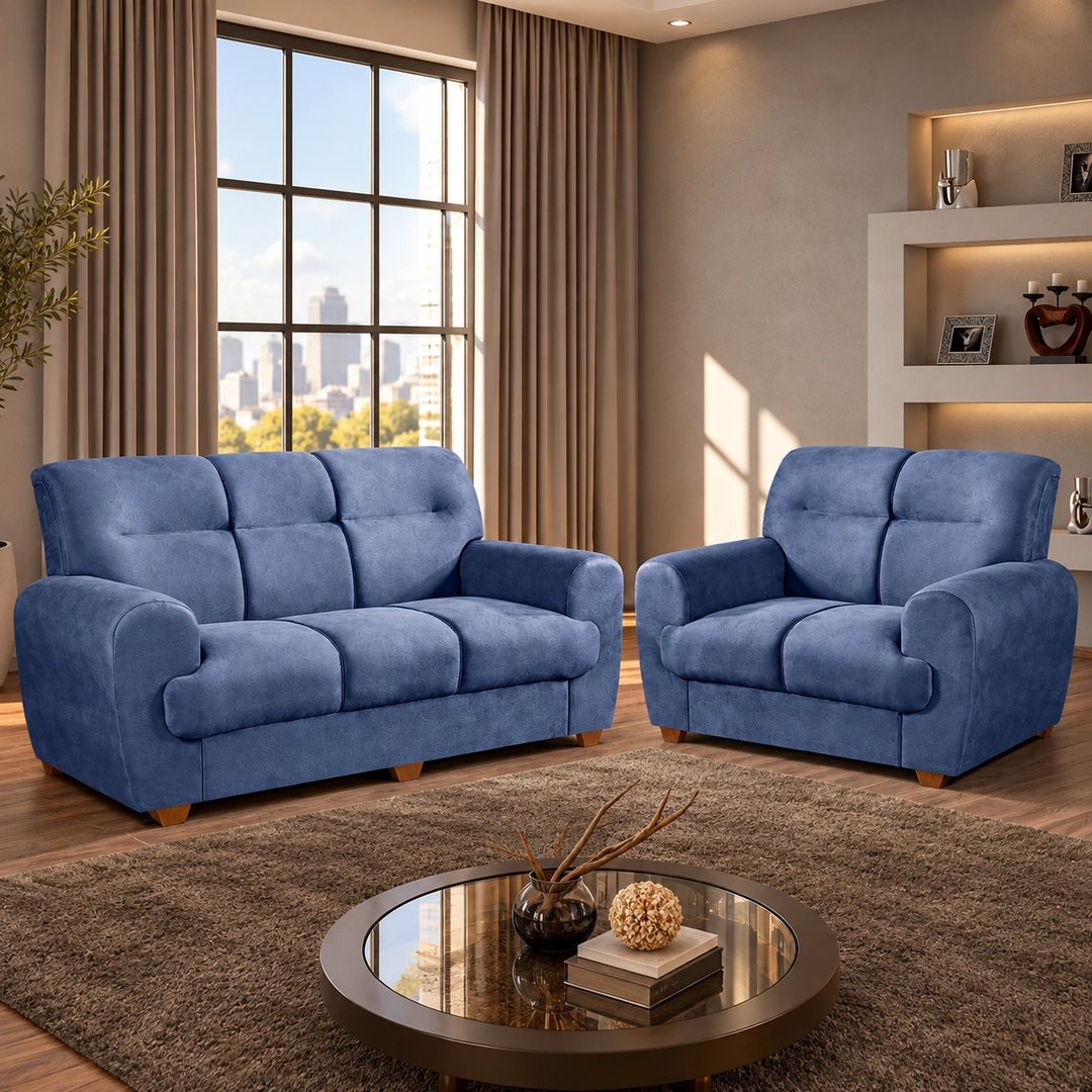 Sofá L & A Estofados Veneza 3 e 2 Lugares | ELETRO KIT