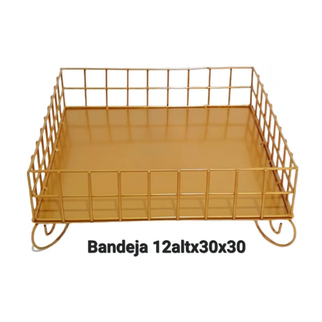 BANDEJA 30X30 QUADRICULADA | ART'S FERRO