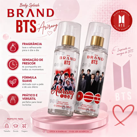 Body Splash BTS 200ml | Loja Chrysdape