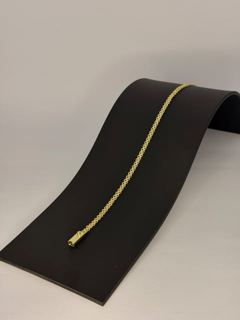 Pulseira cadeado duplo 2,5mm (fecho gaveta) | X1joias