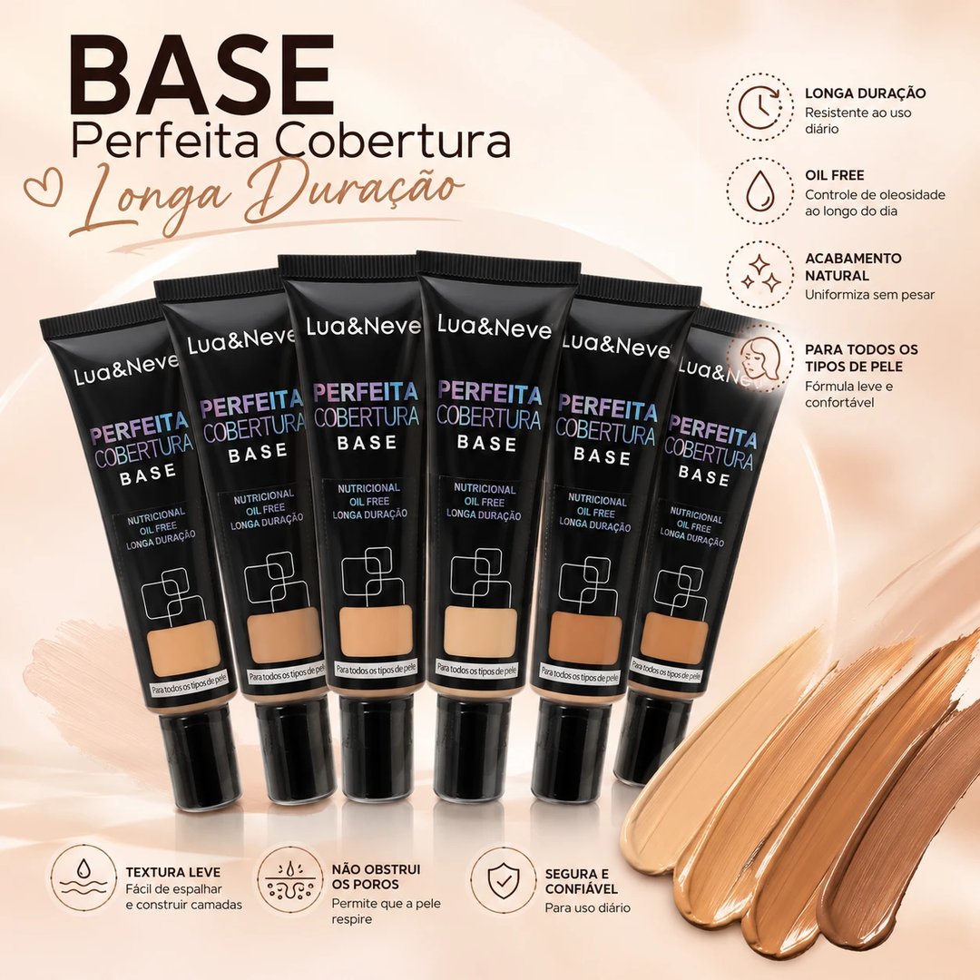 Base Perfeita Cobertura 30ml | Loja Chrysdape