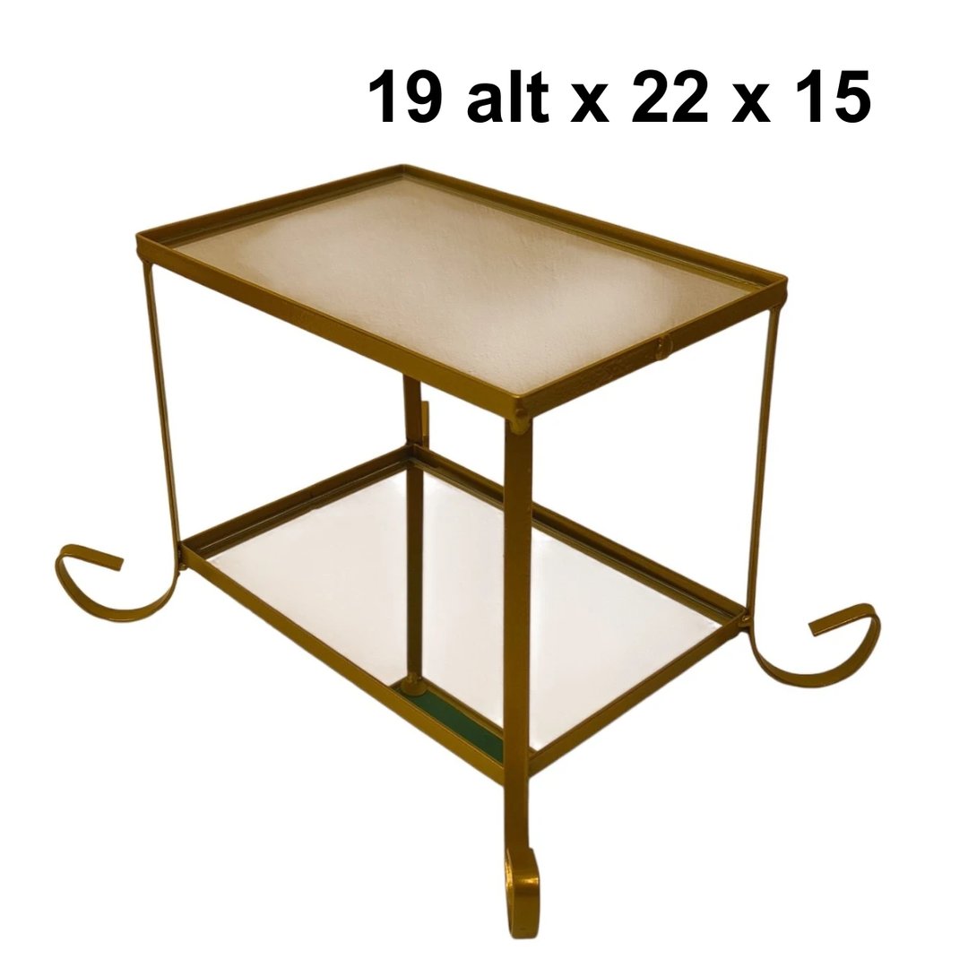PRATELEIRA CHAPINHA COM 2 REP. 19ALTX22X15 | ART'S FERRO