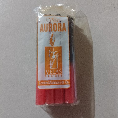 VELA AURORA 2 TONS PRETA/VERMELHA | Evidenci distribuidora