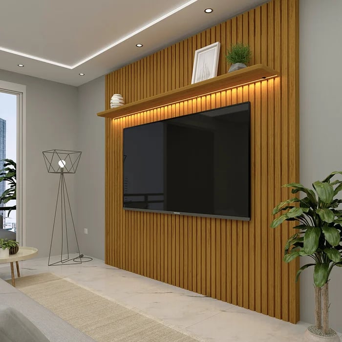 Conjunto Gélius - Painel Nobre + Rack Requinte | ELETRO KIT (2)