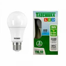 LAMPADA TASCHIBRA LED 9W BIVOLT TKL 60 | Evidenci distribuidora