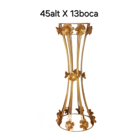 VASO MACIÇO FLOR 45ALT X 13 BOCA | ART'S FERRO