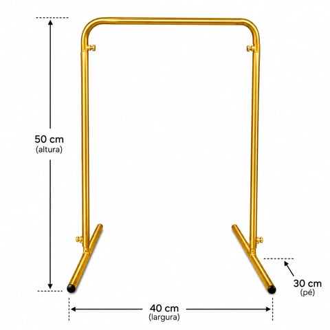 ARCO DE MESA QUADRADO 50ALT X 40LARG | ART'S FERRO