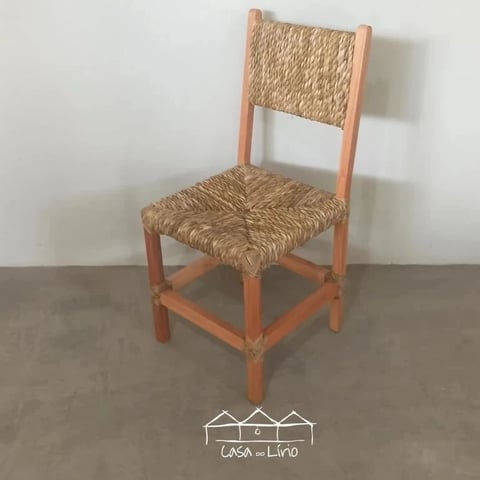 Cadeira Comum Padrão Em Taboa | Casa do Lírio
