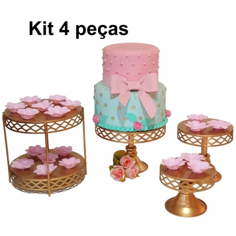 KIT 4 PEÇAS LOSAMGO PÉ CORNETA LUXO | ART'S FERRO