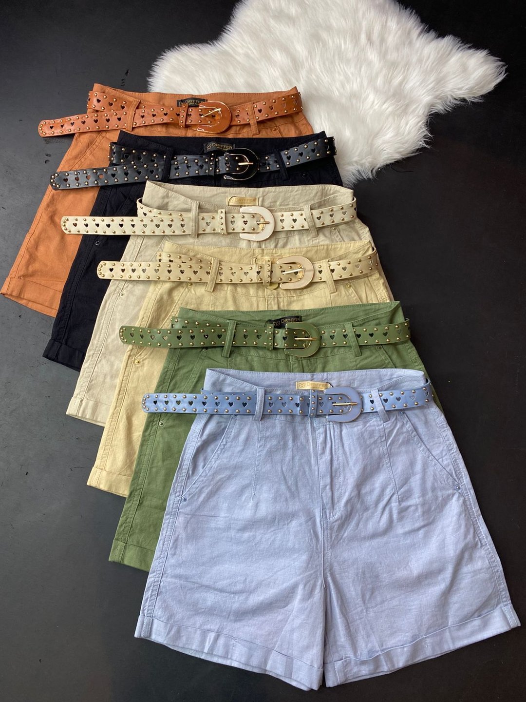 Shorts cintos ST27 | Dryffer Fashion