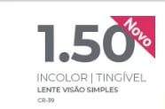VS CR-39 INCOLOR | LZ Tecnolens | Laboratório Ótico