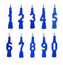 VELA P/ANIVERSARIO KIT C/100 AZUL | Evidenci distribuidora