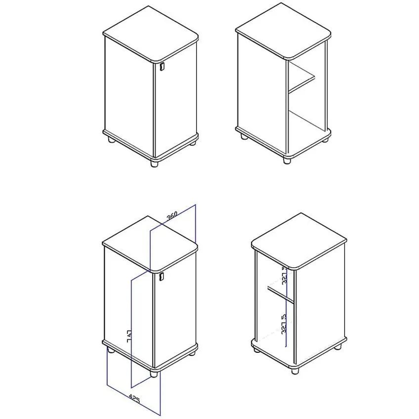 Asm 152 Movelbento Balcão Simples | ELETRO KIT (3)