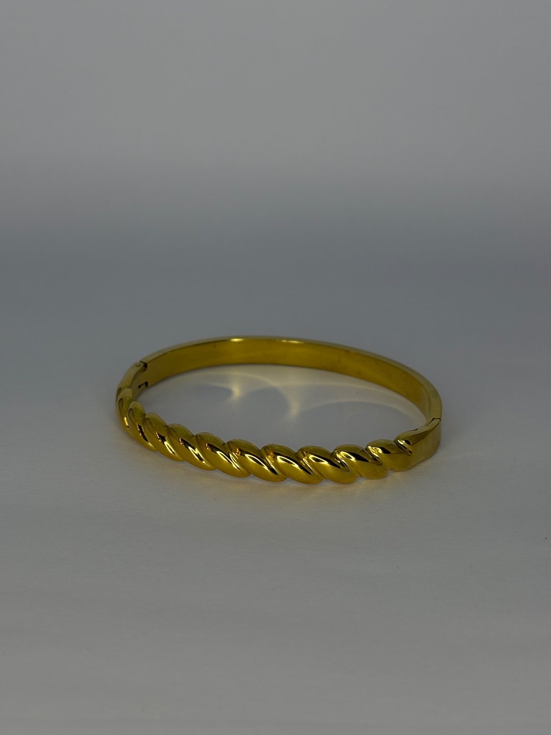 Bracelete aço dourado | X1joias