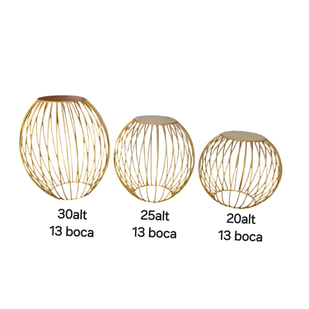 TRIO CACHEPOT OVAL | ART'S FERRO