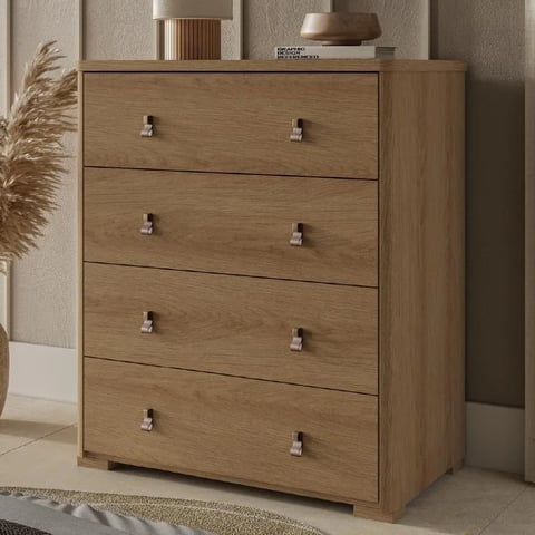 Cômoda Rimo Enseada com 4 Gavetas | ELETRO KIT