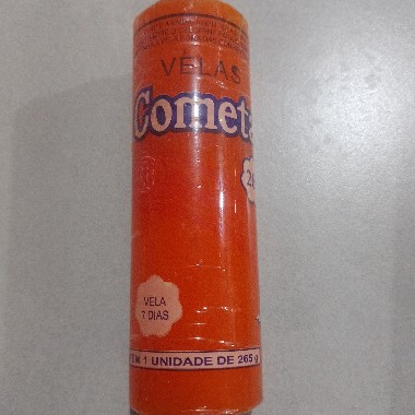 VELA COMETA 7 DIAS LARANJA | Evidenci distribuidora