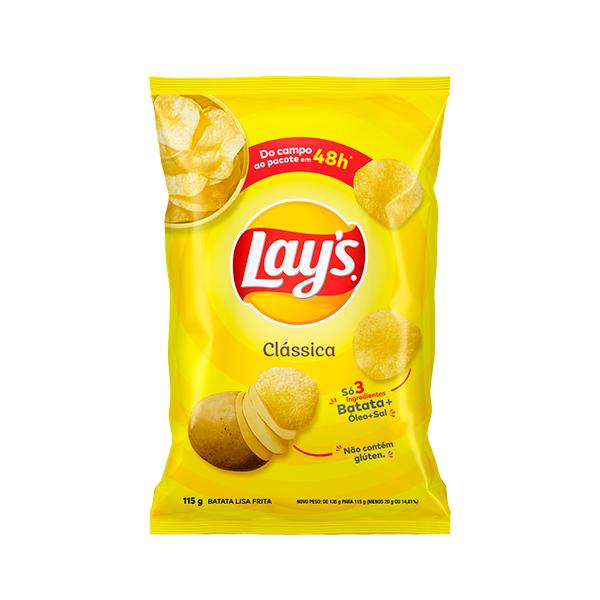 LAYS CLASSICAS 115GX15 PP | PEP Distribuidora