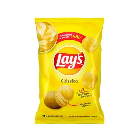 LAYS CLASSICAS 115GX15 PP | PEP Distribuidora