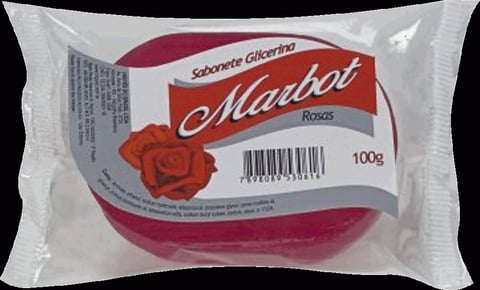 SABONETE GLICERINADO MARBOT 100G ROSAS | Evidenci distribuidora