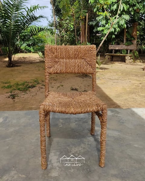 Cadeira Betina Em Taboa | Casa do Lírio