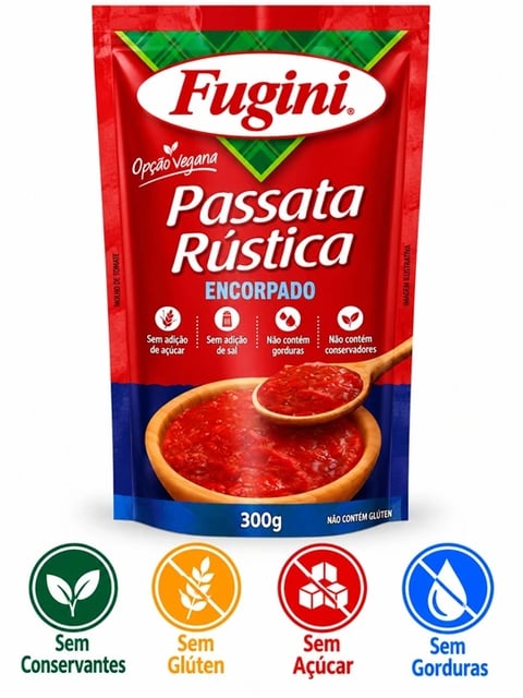 PASSATA TOMATE FUGINI SACHE 36X300G | Central de Negócios B2B