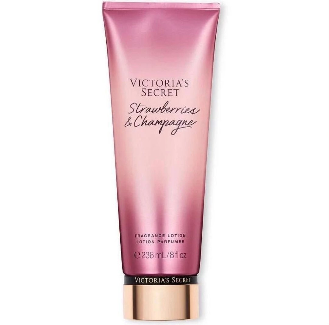 Hidratante Victoria's Secret - Stramberries & Champagne | Duo Store