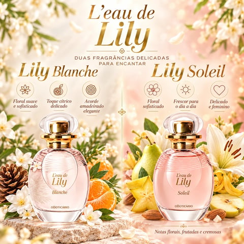 Perfume LEAU DE LILY 75ml | Loja Chrysdape