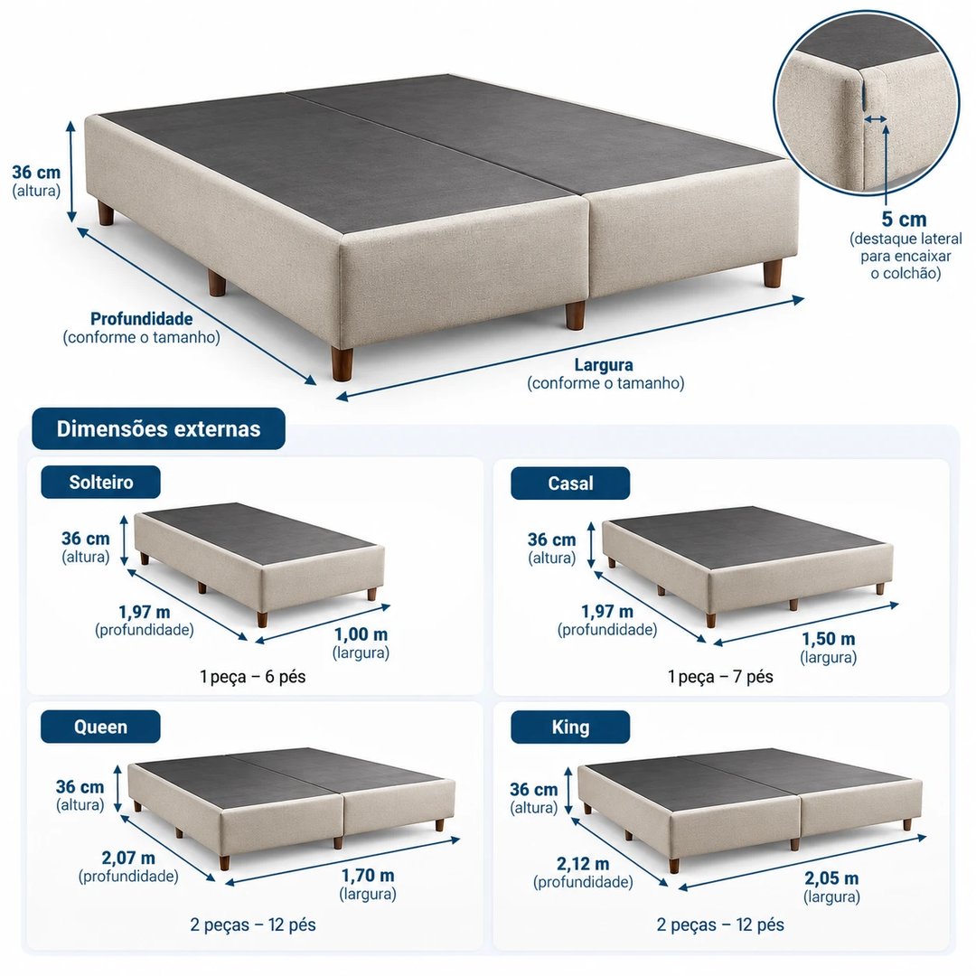 Cama Plataforma MP2505 + MP2501 | ELETRO KIT (4)
