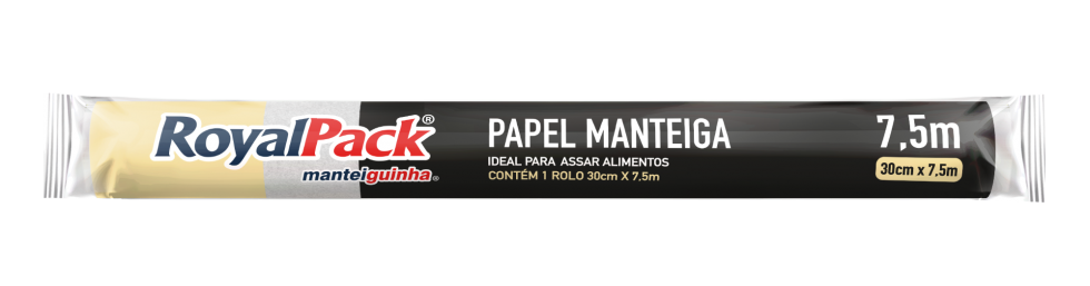 PAPEL MANTEIGA 0,30X7,5M ROYAL PACK | Evidenci distribuidora