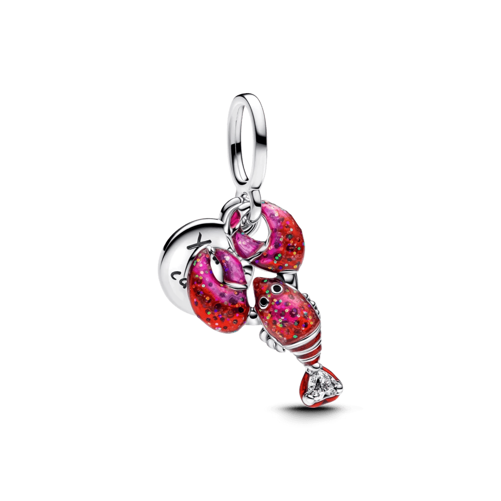 Charm Prata Pendente Lagosta Gravável | Like Joias e Acessórios