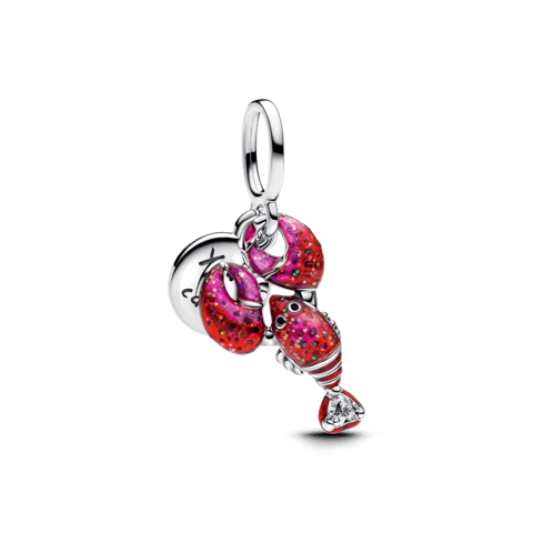Charm Prata Pendente Lagosta Gravável | Like Joias e Acessórios