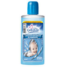 LIMPADOR PERFUMADO CONCENTRADO 120ML CHEIRO DE BEBE NOVO FRESCOR | Evidenci distribuidora
