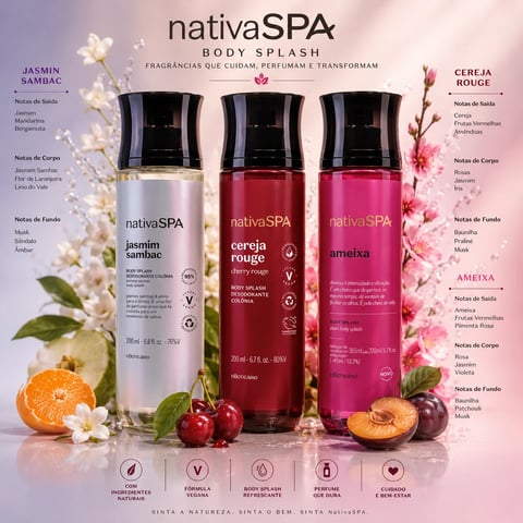 Body splash NATIVASPA 200ml | Loja Chrysdape