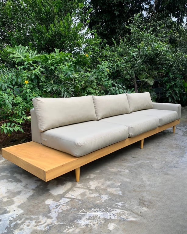 Sofá Melo Com Mesa Lateral | Casa do Lírio
