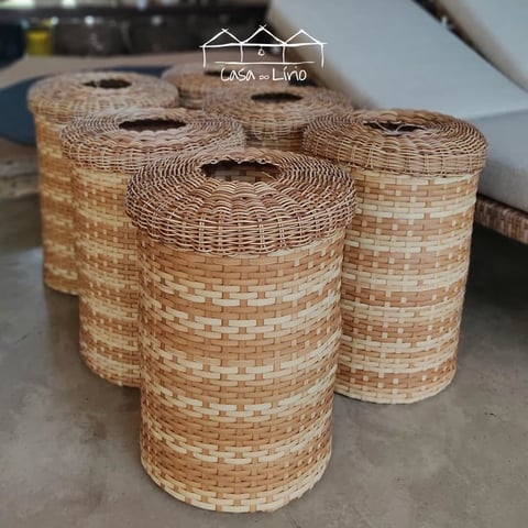 Cesto Multiuso Com Tampa 100L | Casa do Lírio