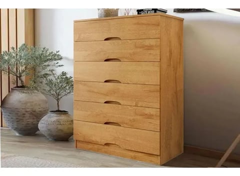 Cômoda Europa Sevilha com 6 Gavetas | ELETRO KIT