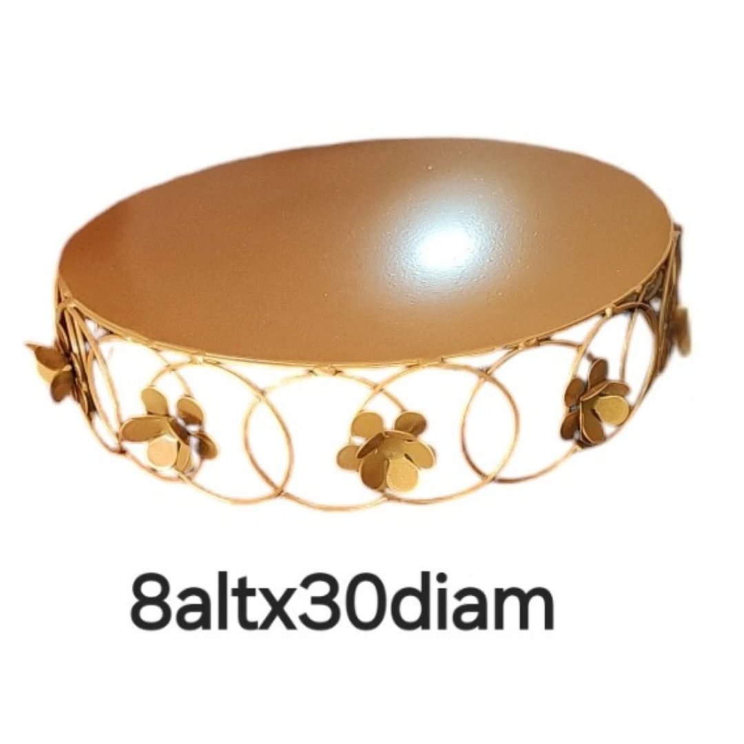 BANDEJA FLORES CIRCULO 30 DIAM | ART'S FERRO