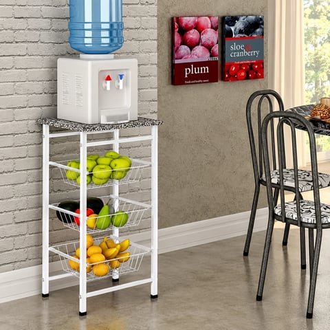 Fruteira Filtro - Prata Granitado Uai Tubulares | ELETRO KIT