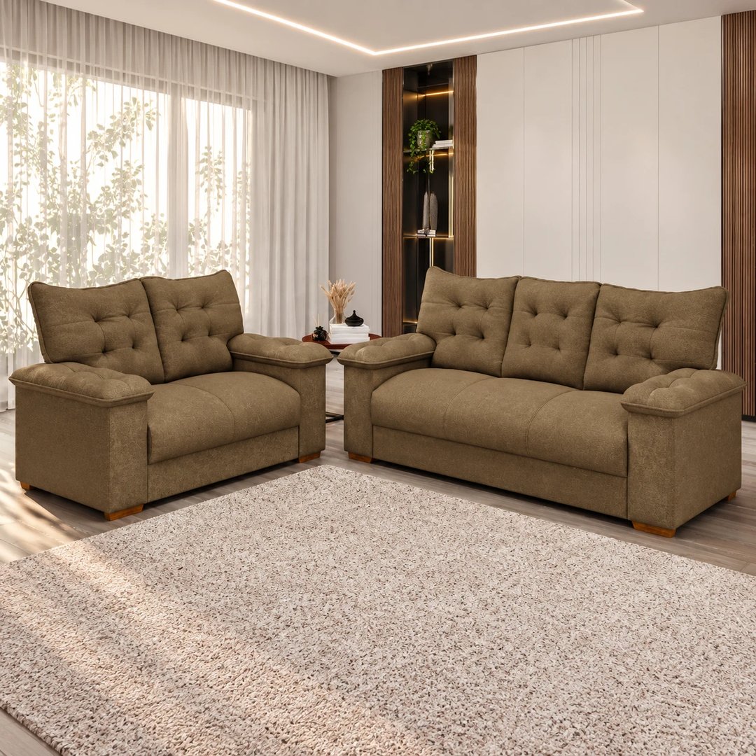 SofáLufer 3 e 2 Lugares Leblon 3040 | ELETRO KIT