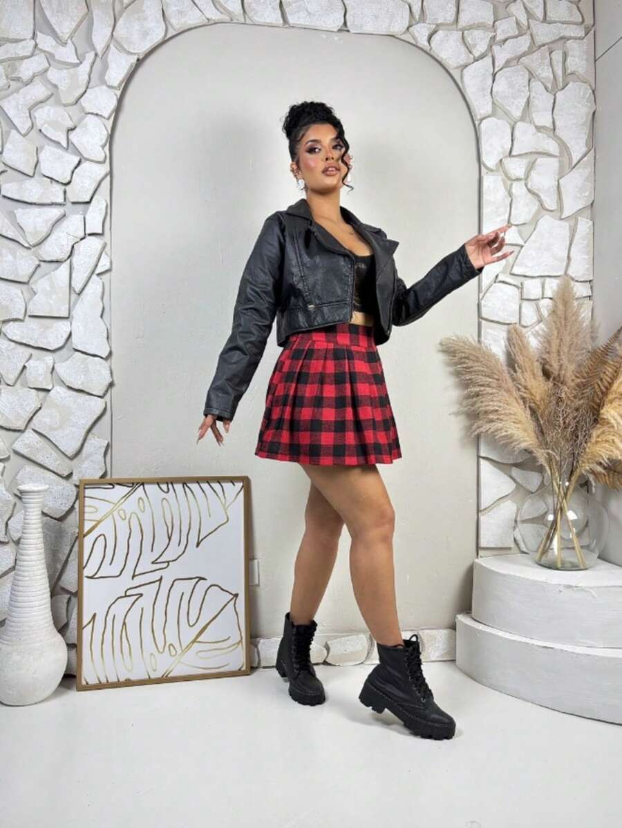 SAIA PLISSADA FESTA JUNINA PREMIUM | Linqui