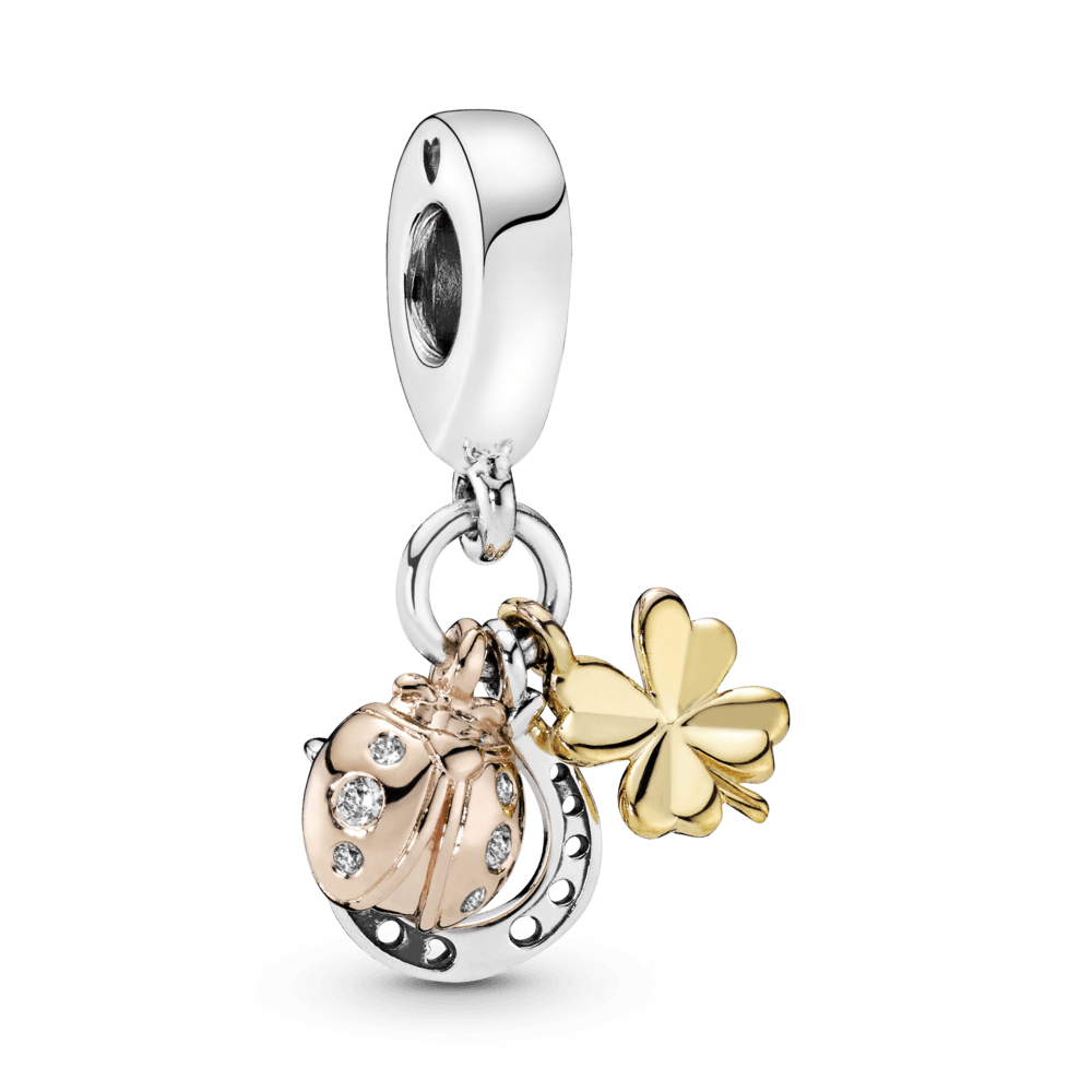 Charm Pendente Trio Da Sorte Pandora Rose™ | Like Joias e Acessórios
