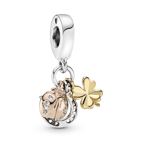 Charm Pendente Trio Da Sorte Pandora Rose™ | Like Joias e Acessórios