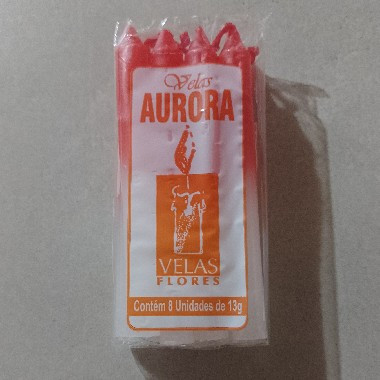 VELA AURORA 2 TONS VERMELHA/BRANCA | Evidenci distribuidora