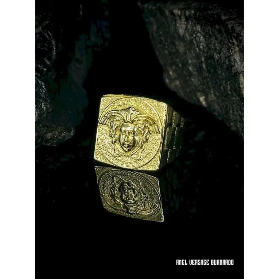 ANEL VERSACE QUADRADO | Everest Jóias