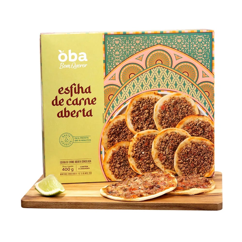 Esfiha aberta de carne | Linqui