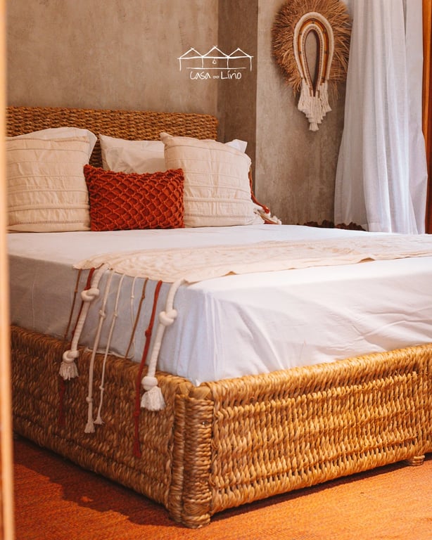 Cama Caraíva Em Taboa | Casa do Lírio (2)