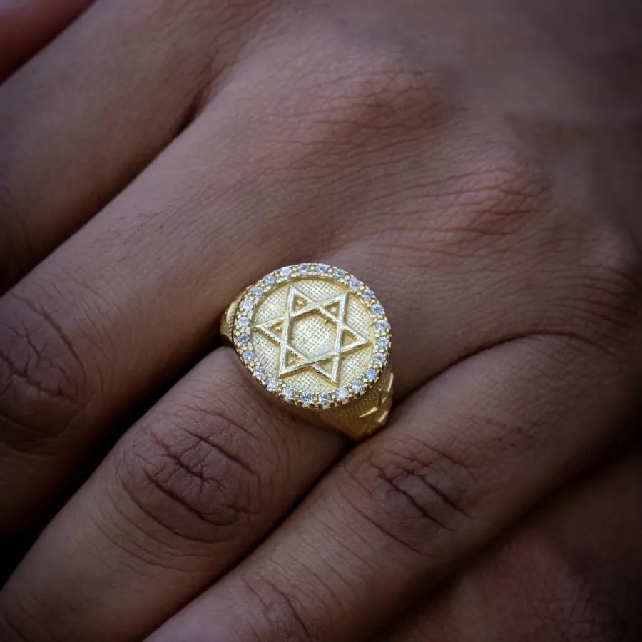 ANEL ESTRELA DE DAVI CRAVEJADO | Everest Jóias