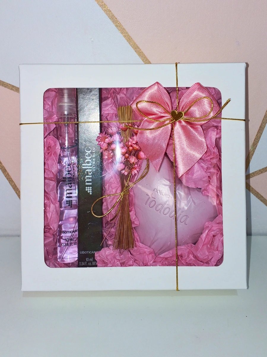 Kit perfume de bolso e sabonete coração OBoticario (04 OPÇÕES) | Loja Chrysdape (4)